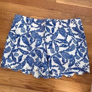 Lilly Pulitzer Shorts, Size 4, Scalloped Edge!